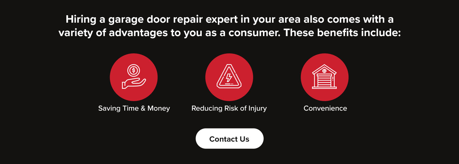 garage door repair benefits include saving time and money